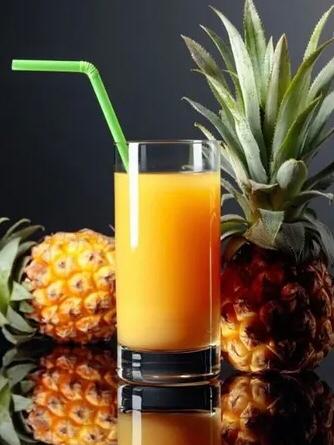 أناناس بالحليب