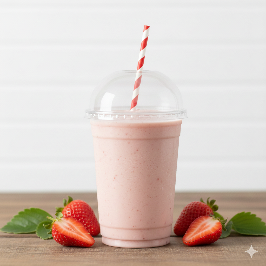 فراولة باللبن