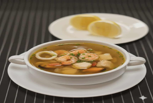 شوربة المأكولات البحرية