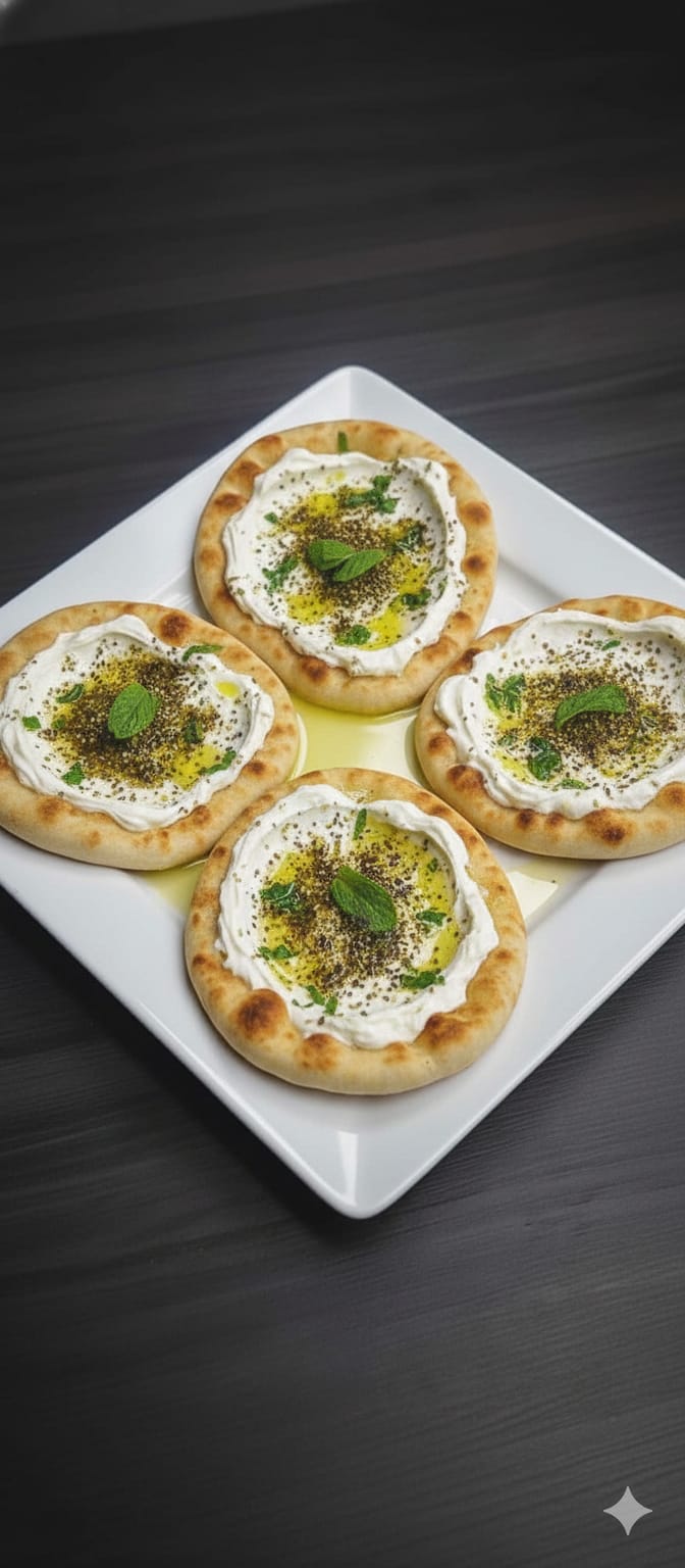 منقوشة لبنة