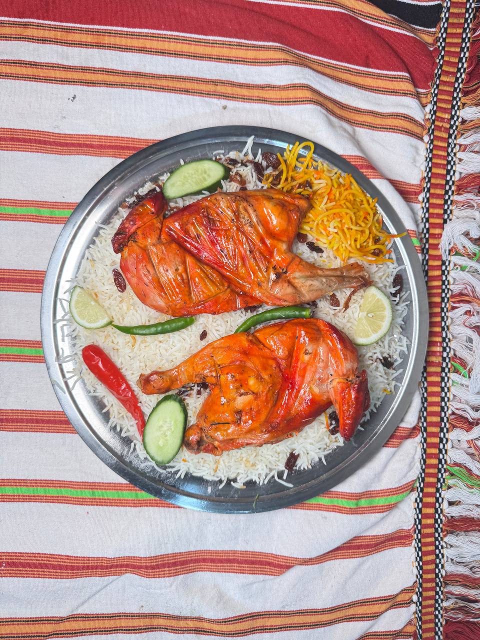 حبة دجاج مندي رز بشاور