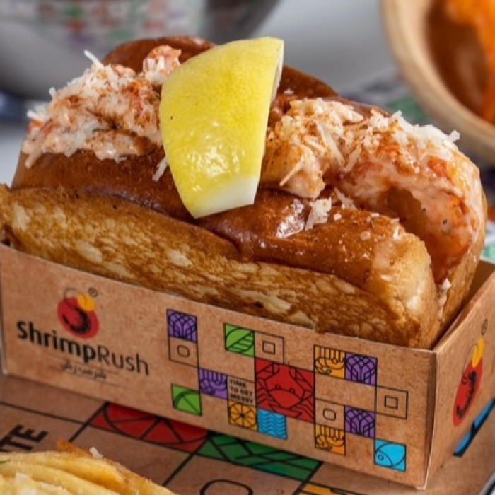 شرمب رول مشوي ساندوتش